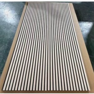 3D panneau mural acoustique en bois –Beige