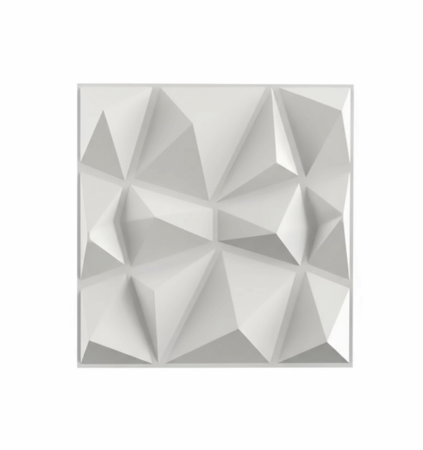 Carreaux muraux 3D BLANC 50x50