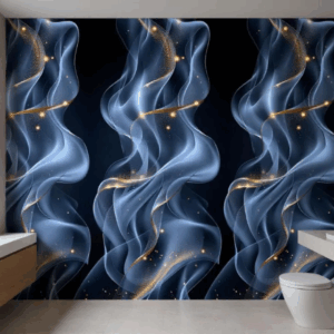 Panneau mural PVC marbre noir
