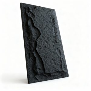 Panneau Décoratif en Pierre polyuréthane NOIR M1 - Imitation Pierre 3D Imperméable