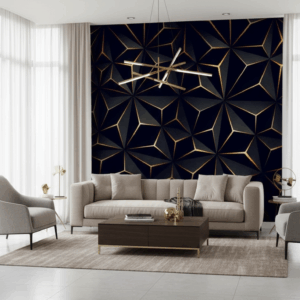 Panneau PVC marbre noir et 244x122 CM – Image 2
