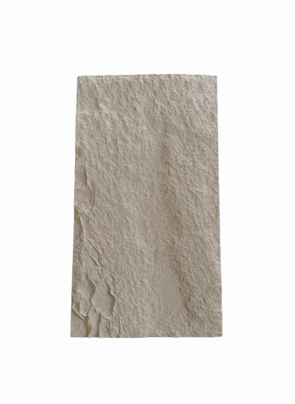 Panneau Décoratif en Pierre polyuréthane BEIGE - Imitation Pierre 3D Imperméable