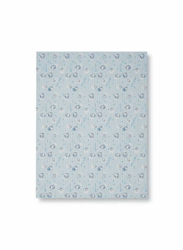 Panneau PVC Hello Kitty bleu 244 x 122 cm