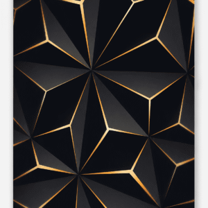 Panneau PVC marbre Noir 3D 244x122 cm