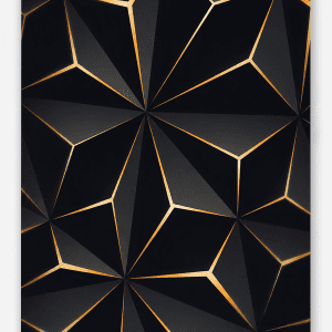 Panneau PVC marbre Noir 3D 244x122 cm