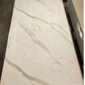 Panneau PVC marbre blanc et gris Effet pierre 244x122 cm