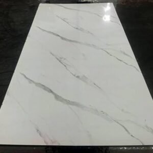 Panneau PVC marbre blanc et gris 244x122CM