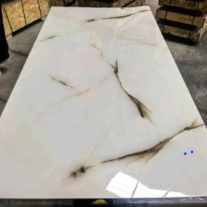 Panneau PVC marbre blanc marbré 244x122 CM