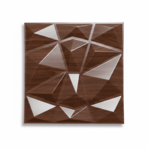 Carreaux muraux 3D BOIS foncé brillant