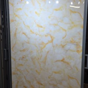 Panneau PVC marbre Jaune marbré 244x122 cm