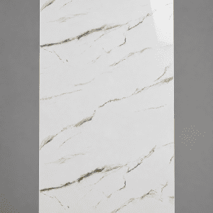 Panneau Mural PVC marbre  blanc et or 244x122 cm