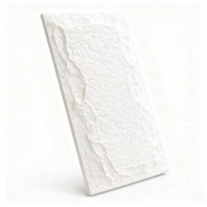 panneau polyurethane blanc effet pierre 3D - imperméable