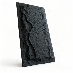 panneau polyurethane noir  effet pierre- imperméable