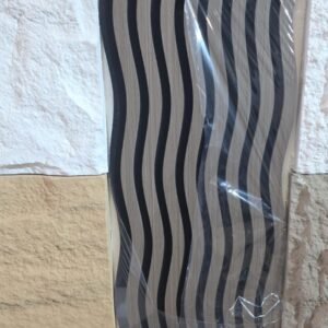 3D panneau mural acoustique en bois zigzag gris