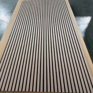 3D panneau mural acoustique effet bois