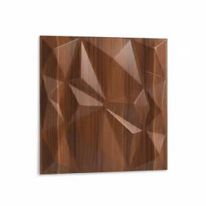 Carreaux muraux 3D bois medium 50x50 cm