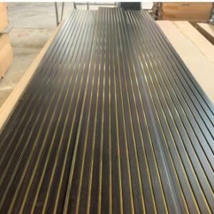 3D panneau mural acoustique PVC 30*290 Ccm